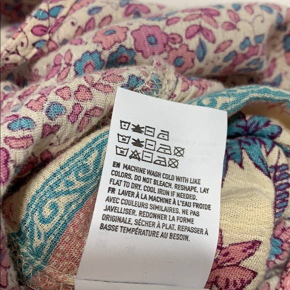 America Eagle boho pink and tan hues Romper - Picture 7 of 8